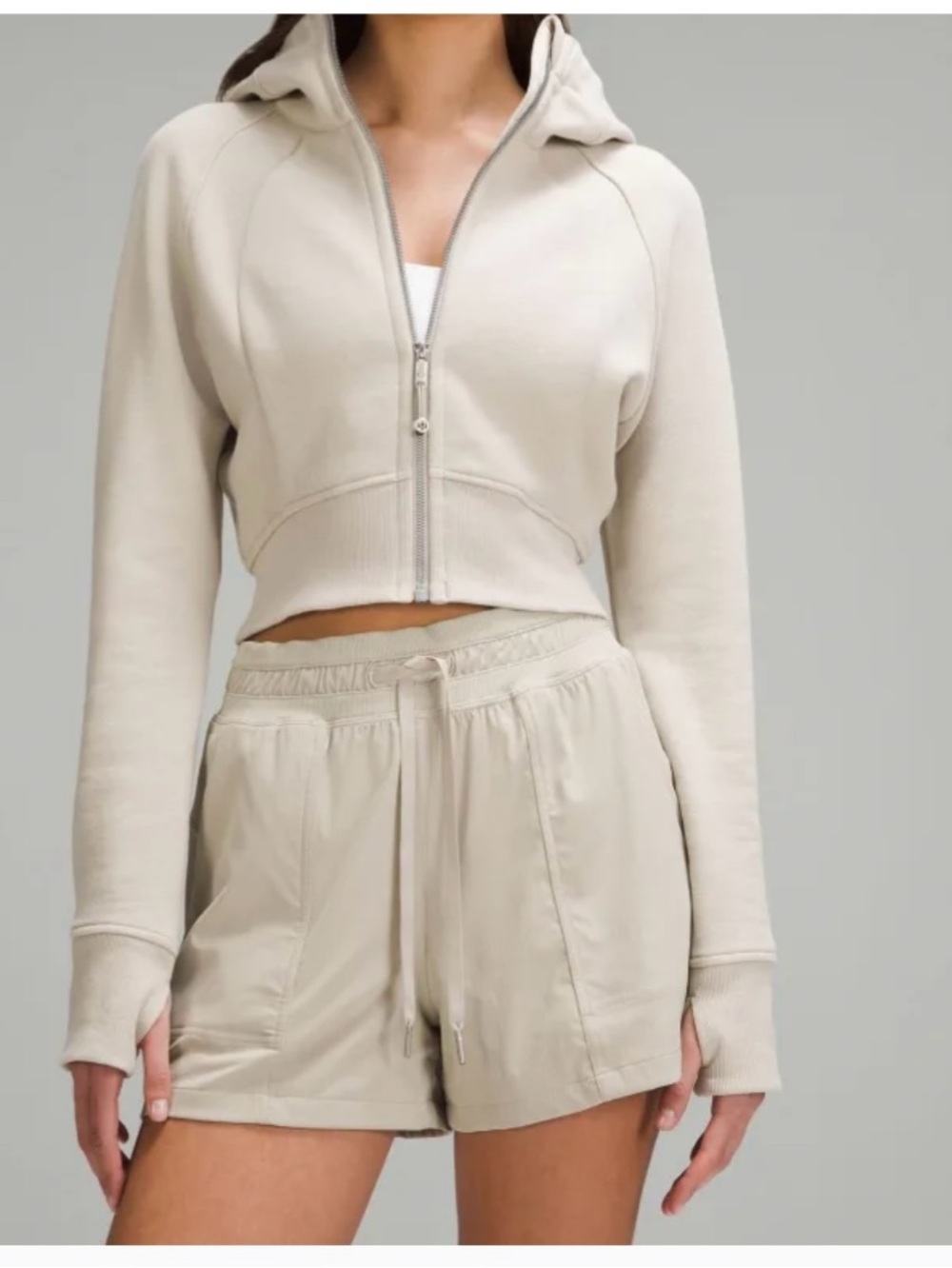 Lululemon Cropped Scuba Hoodie